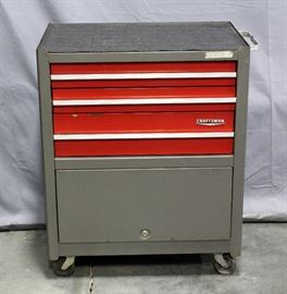 Craftsman 3-Drawer Rolling Tool Chest Cabinet, 26.25"W x 32"H x 17.5"D