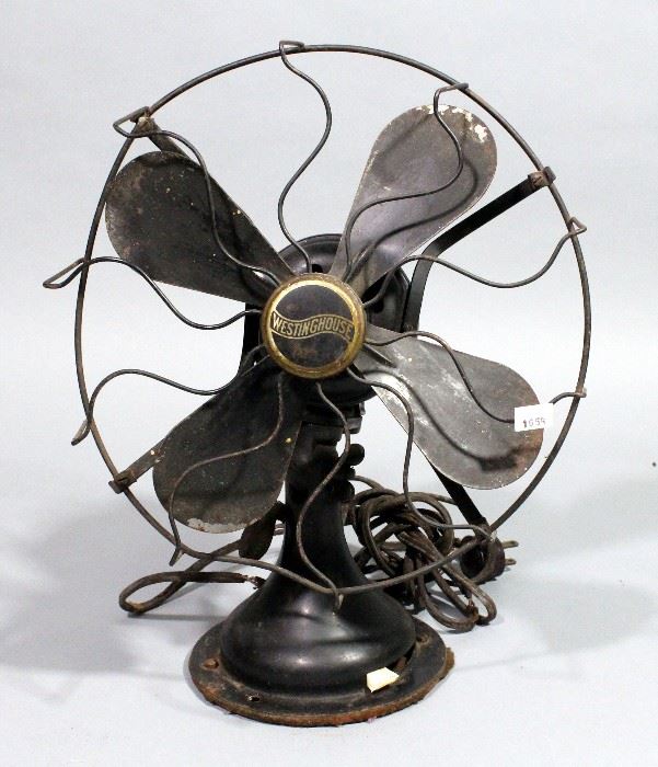 1920's Westinghouse Electric Desk Fan Style # 457678B, 10"Dia