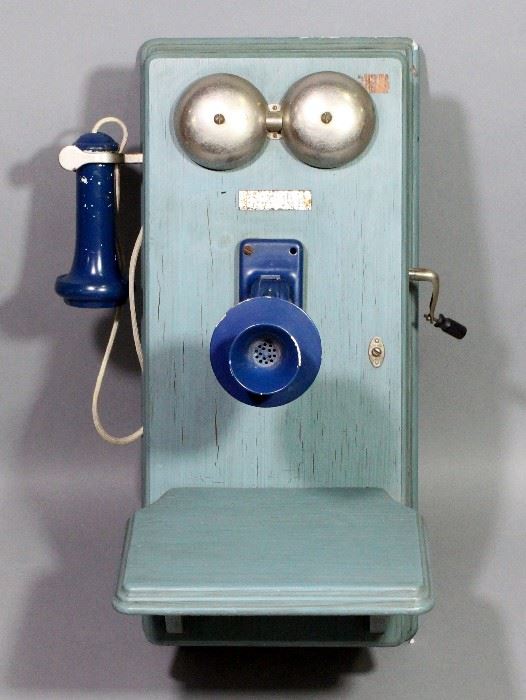 Stromberg-Carlson Antique Refinished Crank Telephone Box / Housing