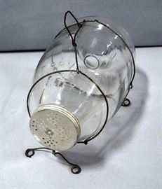Orvis Mid Century Glass Minnow Trap