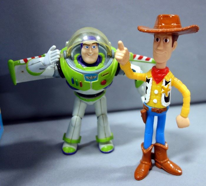 Toy Story Buzz Lightyear Ultimate Talking Action Figure, NIB, Works, and Assorted Loose Toy Story Action Figures & Toys
