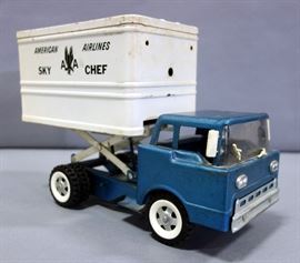 1960's Structo American Airlines AA Sky Chef Scissor Lift Truck