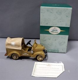 Hallmark Kiddie Car Classics Die Cast Collectibles, Qty 3, 1941 Garton Speed Demon, 1941 Garton Field Ambulance and Roadster Limited Edition Cars