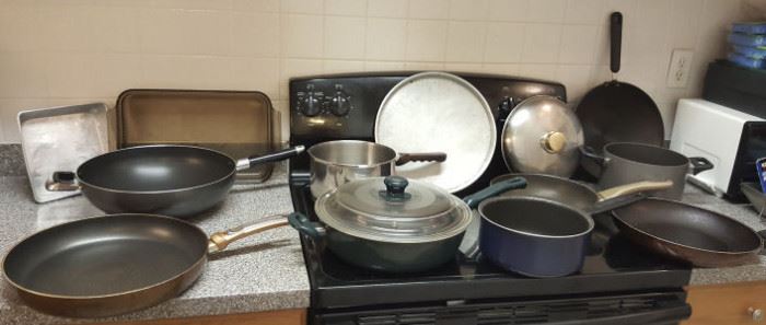 FKT022 Assorted Frying, Baking Pans & More
