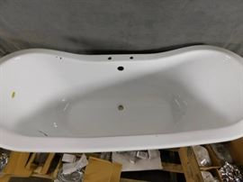 Vintage Style Free Standing Tub With Feet and Hard ...