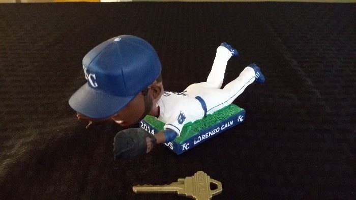 KC Royals Lorenzo Cain Bobblehead, 2014. No Box. 