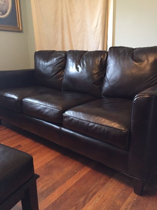 Bradington Young Leather Sofa - excellent condition