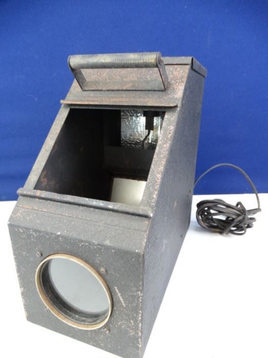 Antique Metal Reflector Box