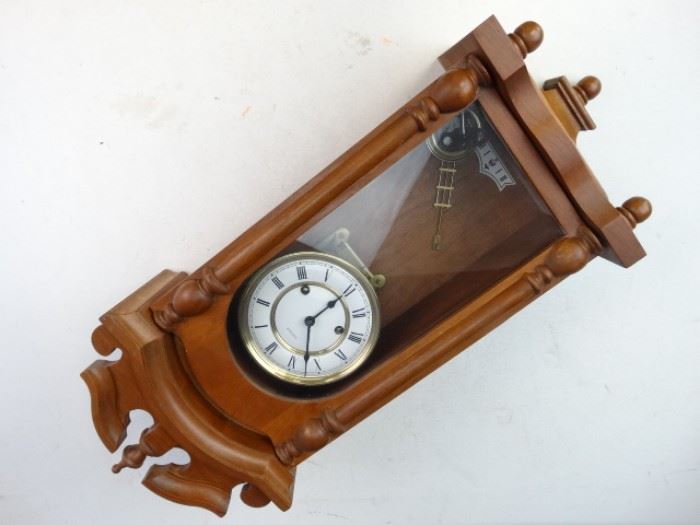 Antique Wall Pendulum Clock (2)