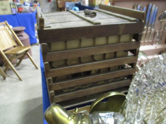 Antique egg crate