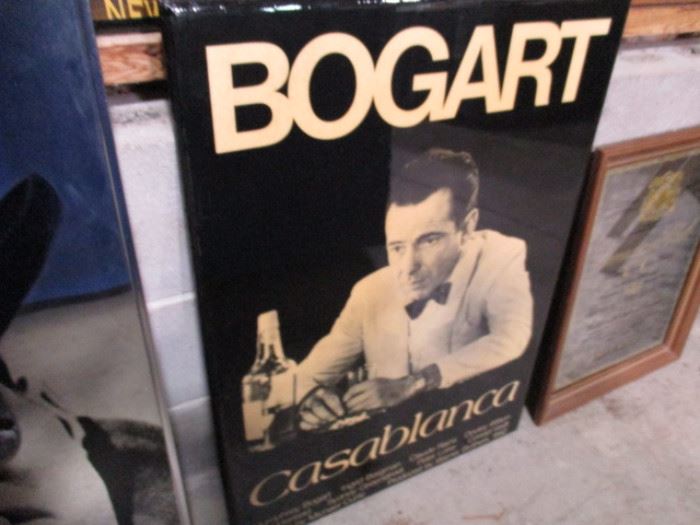 Bogart Casablanca mounted poster