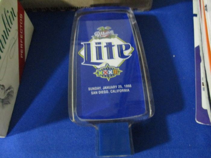 Miller Lite beer tap handle