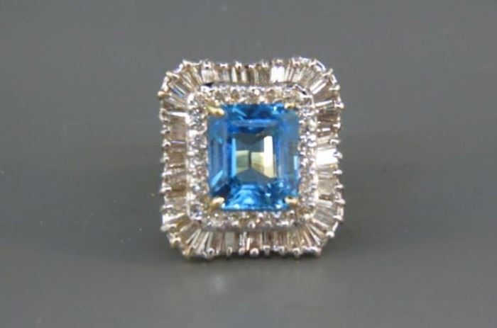 Gemstone Diamond rings