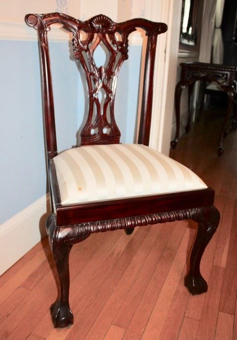 Chippendale side chair (8 of them)