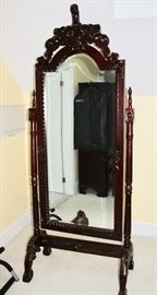 Tall dressing mirror