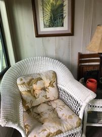 Wicker patio furniture