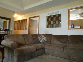 Light Brown Sectional Couch