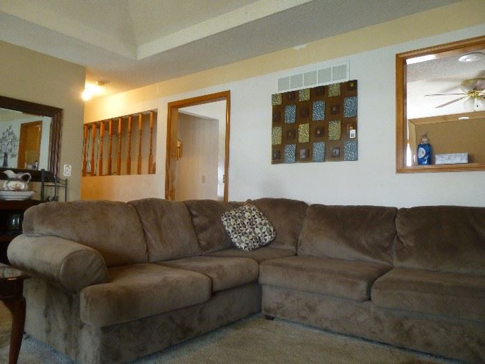 Light Brown Sectional Couch