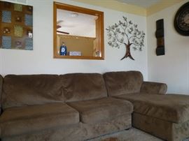Light Brown Sectional Couch