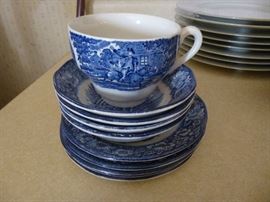 Vintage Liberty Blue Set 