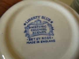 Vintage Liberty Blue Set 