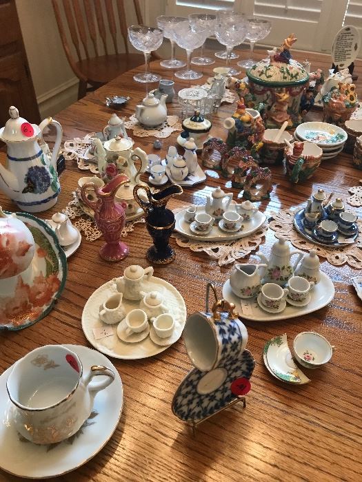 Miniature Tea Set Collection 