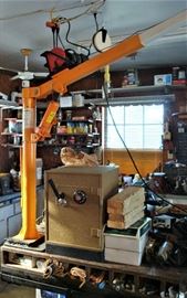 HYDRAULIC LIFT - THIS GARAGE IS PACKED WITH TOOLS AND MANY OTHER ITEMS!!!