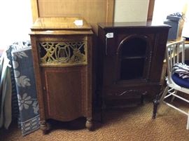 Phonograph cabinet, bar cabinet