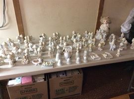 Precious Moments are numbered with corresponding boxes under table.