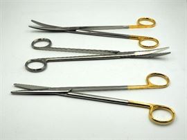 TC Mayo Scissors, 9", Qty 9, Mayo-Harrington Scissors, 9", Qty 11 And TC Mayo Scissors, 9", Qty 6