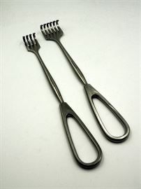 Volkmann Retractor, 4 Prong, Blunt, 9", Qty 10, And 6 Prong, Blunt, 9", Qty 40