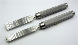 Cobb Osteotome Straight Blade, 3/4" Wide, 11", Qty 9 And Cobb Osteotome Straight Blade, 1" Wide, 11", Qty 10