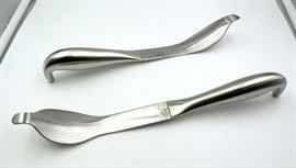 Aufranc Cobra Retractor, Smooth, Blunt Tip, 10", Qty 8 And Smooth, Pointed Tip, 10", Qty 11