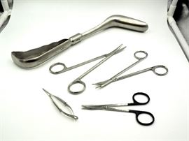 Potts Reynolds Jameson Tenotomy Scissors, Delicate, Curved, 6", Qty 13, Lincoln Scissors, Curved, 6.5", Qty 18, More