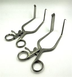Williams Disectomy Retractor, Right Blade, 70 x 20mm, 7", Qty 2, Williams Disectomy Retractor, Right Blade, 50 x 10mm, 7", Qty 7
