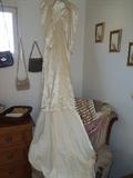 1930's wedding dress.