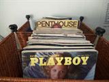 Vintage Playboy & Penthouse magazines.