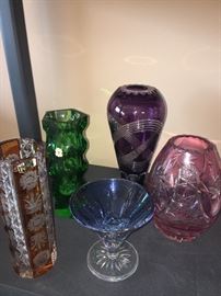 Beautiful colored crystal from Poland, Ireland & more!