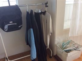 Few clothes, bike bag