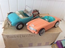 BARBIE AND KEN CARS