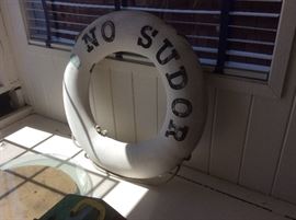 No Sudor life preserver-I believe the translation is “no sweat”