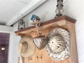 Hats, lanterns and bird houses