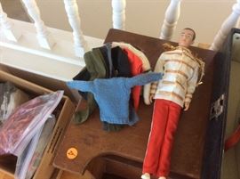 Ken doll and clothes