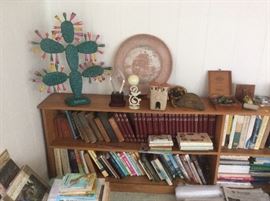 Books and decor