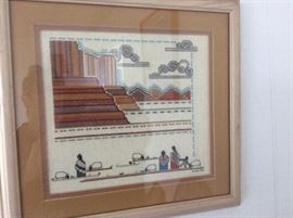 Southwest needlepoint picture