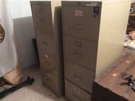 Tall file cabinets