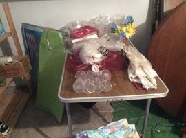 Plastic serving items