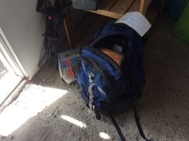 Camping bag and contents