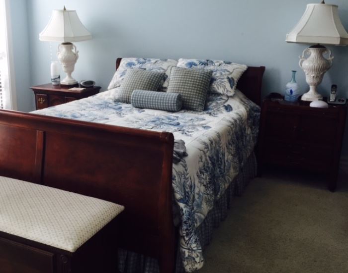 queen bed and mattress set