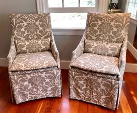 Lee upholstered parsons chairs